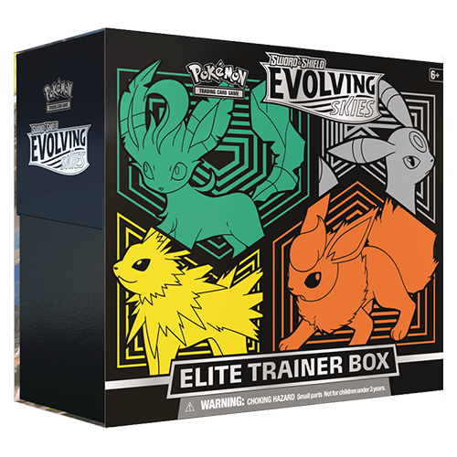 Coffret ETB Évolving Skies EN - Phyllali Noctali Voltali Pyroli